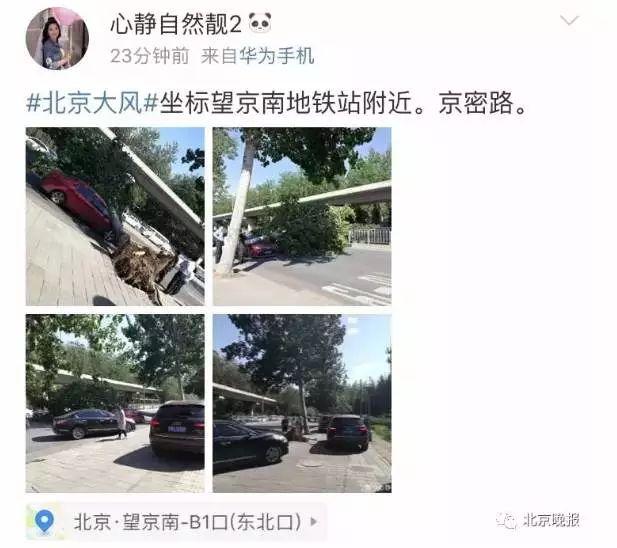 北京遭强风袭击！4人身亡 航班经历惊魂一刻